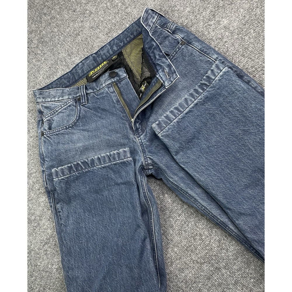 Klim Jeans Men's 32 Blue K Fifty 1 Riding Jean Gear Lined Motorcycle